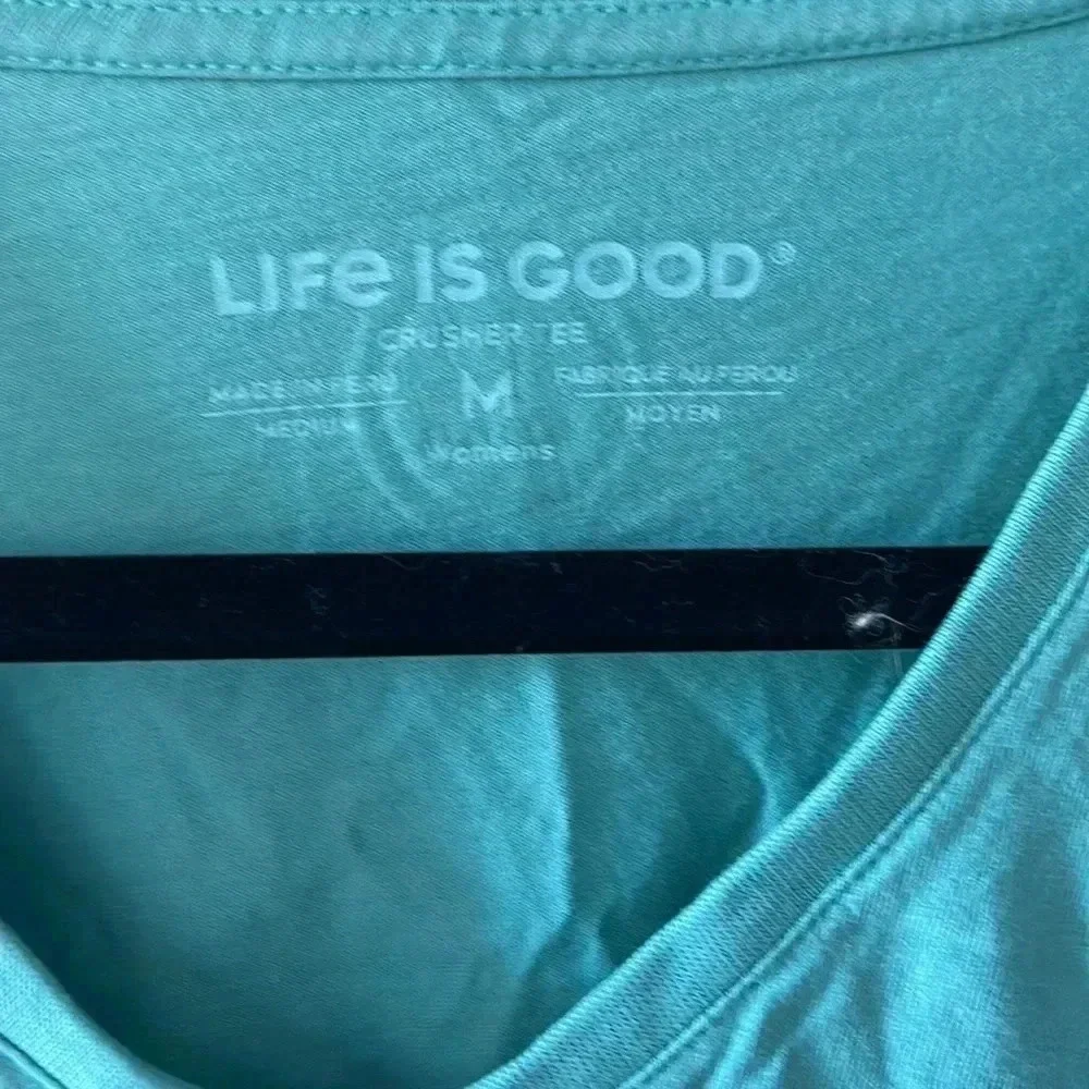 Life is Good Crusher t shirt size M - Picture 2 of 6